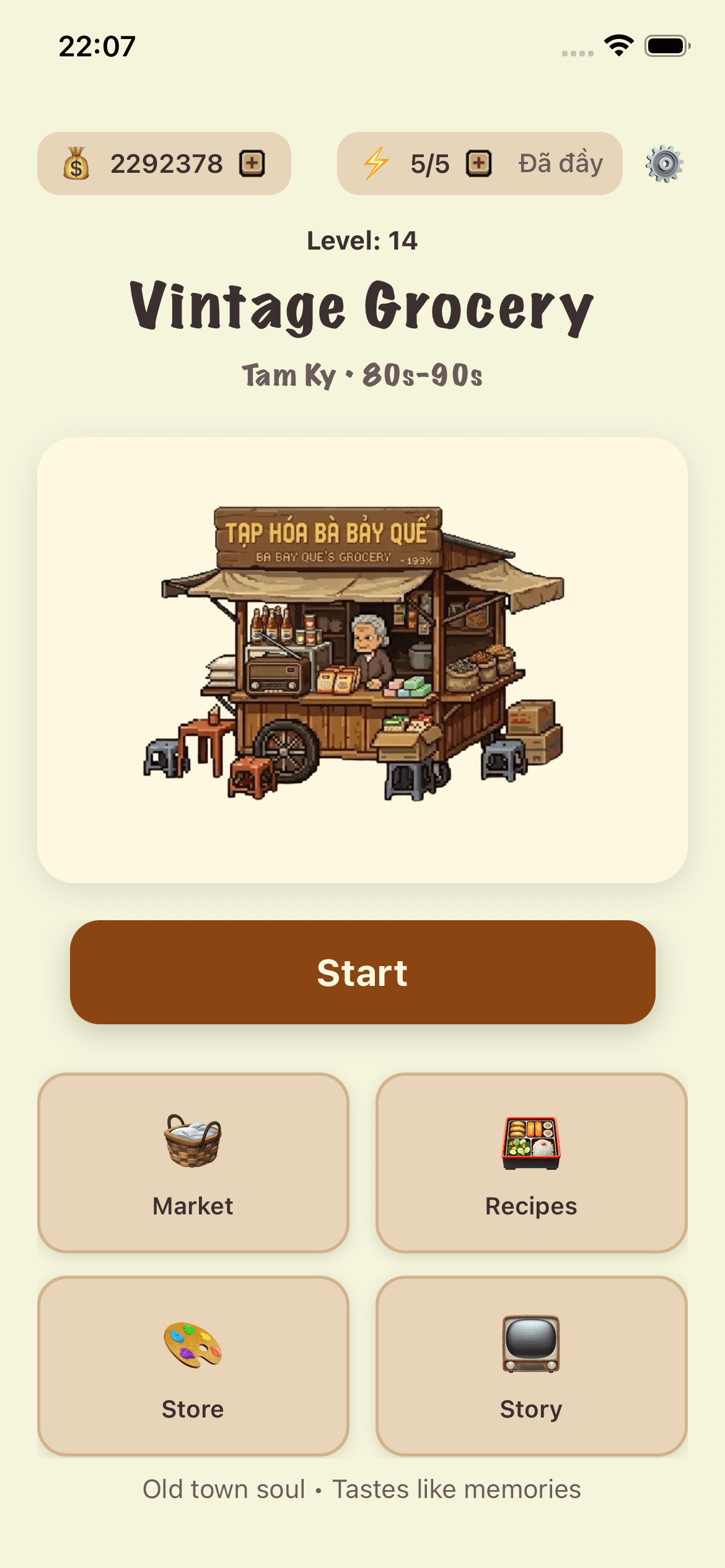 Giao diện ứng dụng - 22:07:58