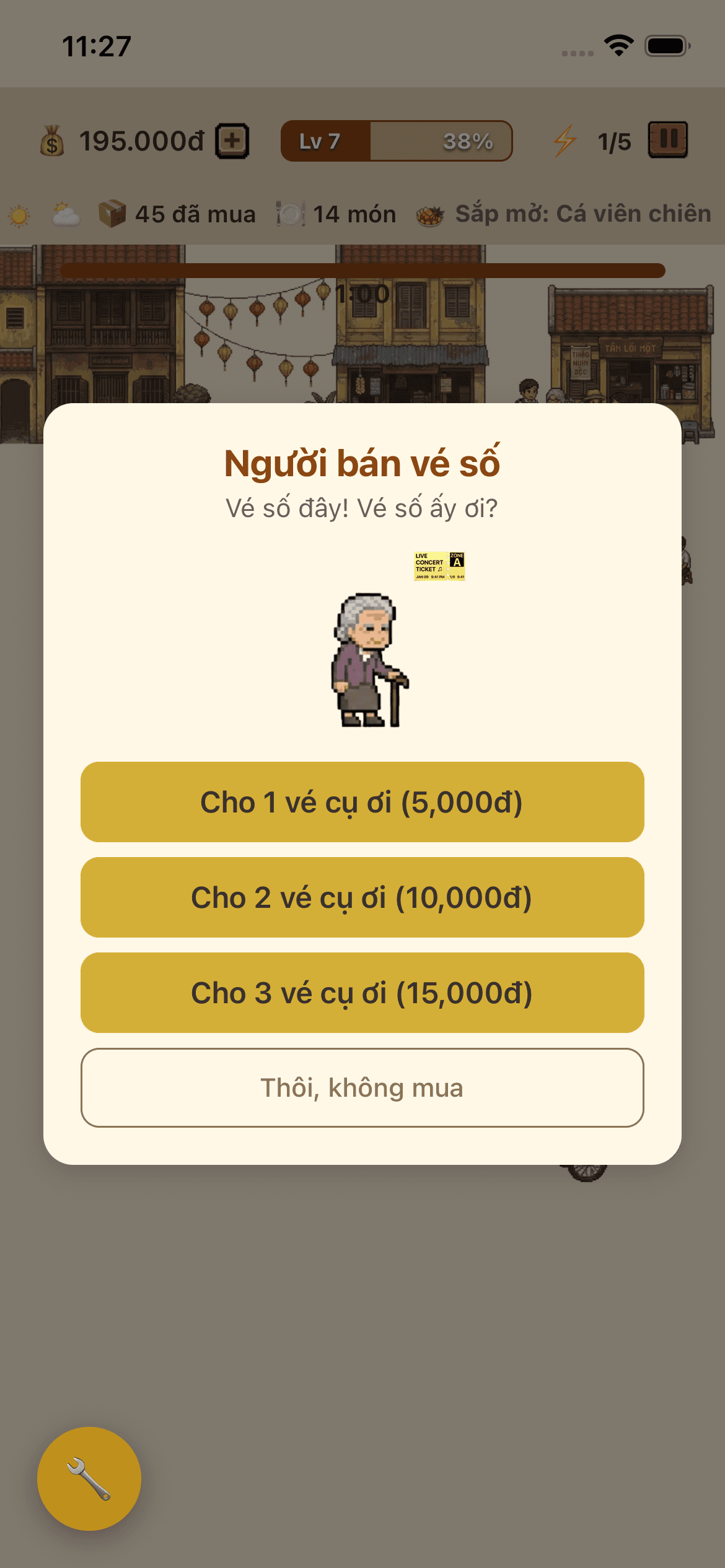 Vé số 1